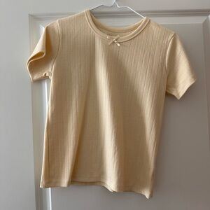 Brand New Daily Drills Pointelle Baby Tee